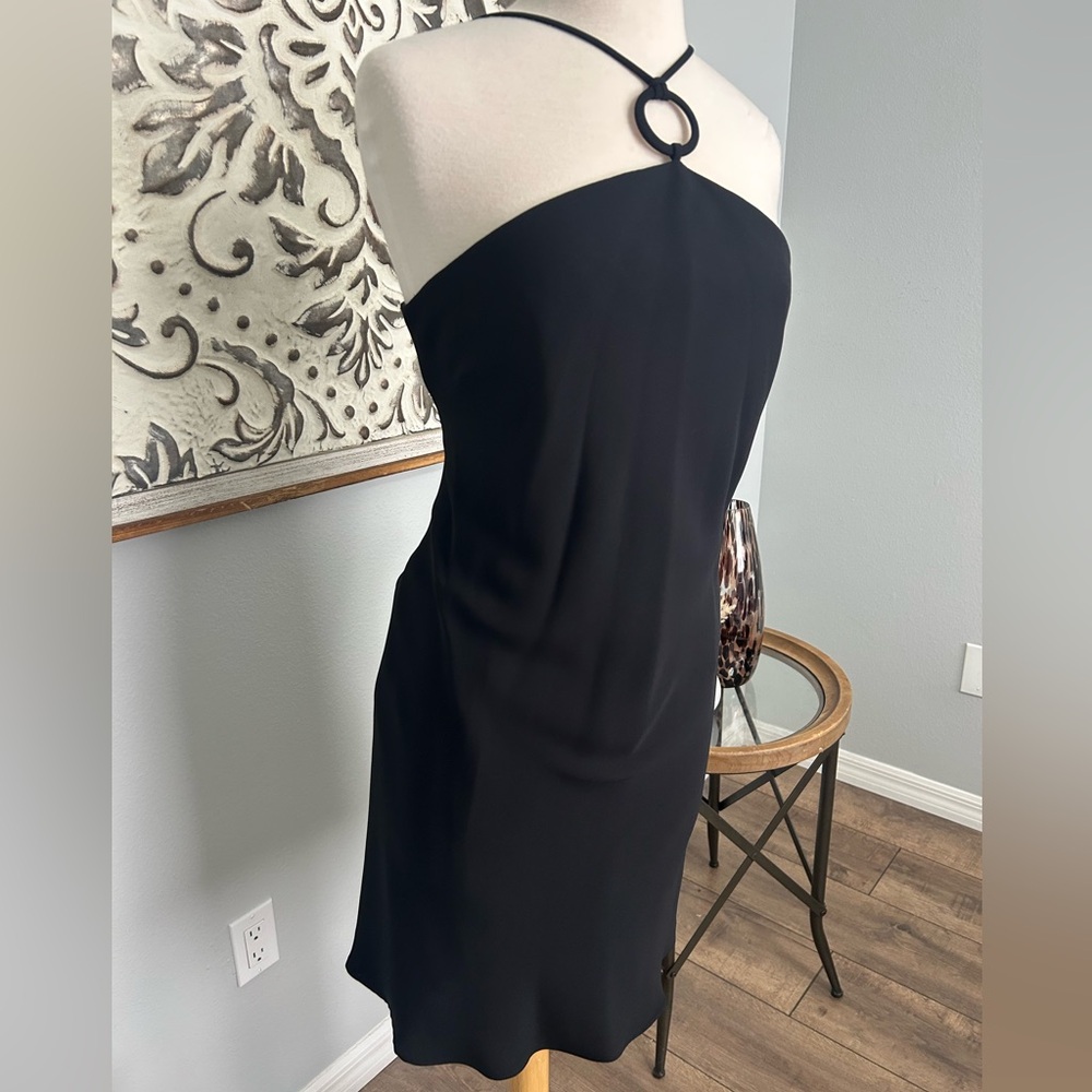 Evan Picone Black Asymmetrical Dress - Picture 4 of 8